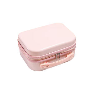 Disesuaikan 14 inci lucu gadis koper modis tahan air perjalanan kosmetik kasus ritsleting Mini portabel penyimpanan koper - Product Image 5