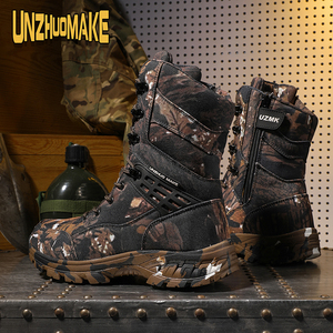 Bottes unisexes, hautes, légères, <span class=keywords><strong>camouflage</strong></span>, imperméables, antidérapantes, style tactique, bottes de <span class=keywords><strong>chasse</strong></span>, chaussures de randonnée en plein air pour hommes - Product Image 5