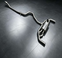 Système d'échappement Catback DZ à valve pour Mercedes-Benz C250 W204/C300 2.5 en acier inoxydable poli miroir 3