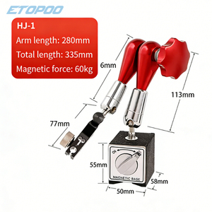 Supporto Magnetico Universale per Calibrazione, Base di Calibrazione di Alta Qualità, Supporto per Quadrante a Leva Percentuale, Base Robusta con Interruttore - Product Image 2