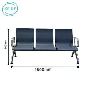 Precio de Fábrica Silla de Aeropuerto de 3 Plazas para Espera Pública Asiento para Sala de Espera de Hospital Muebles para Sala de Espera de Clínica Médica - Product Image 2