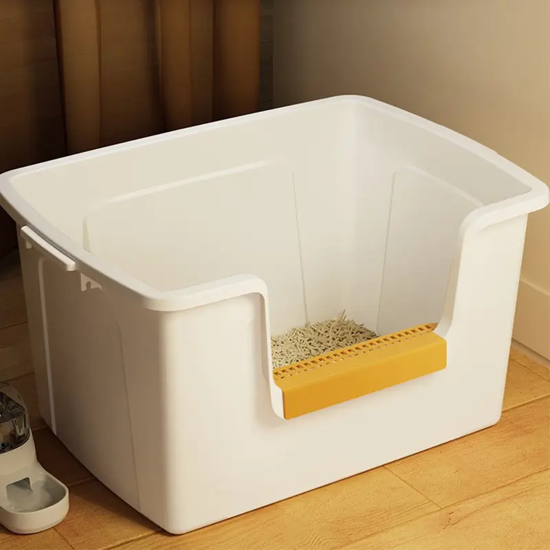 Cat Dog Toilet Indoor Pet Dog Toilet Bedpan Cat Litter Box Semi-closed Sand Basin