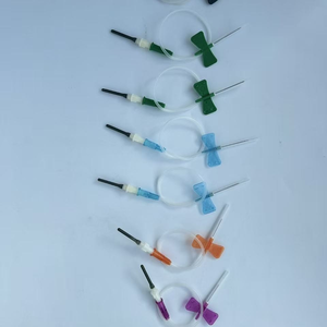 Aiguille papillon jetable écologique en plastique pour prélèvement sanguin, stérilisée au gaz EO, pour soins aux animaux de compagnie - Product Image 1