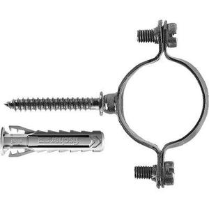 CZV ACERO ZINC TUBO COLLAR MM 20 TORNILLO + TAPON SX6 PLUS CF = PCS 10 - Product Image 1