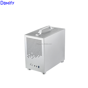 K19 tùy chỉnh dọc nhỏ PC trường hợp <span class=keywords><strong>HTPC</strong></span> Máy tính để bàn SFX cung cấp điện GPU mỏng 7.6L Mini ITX trường hợp chơi game kim loại nhựa xử lý khung gầm - Product Image 2