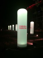 Arche publicitaire gonflable personnalisée à LED, colonne gonflable à LED pour équipement publicitaire, vente en gros