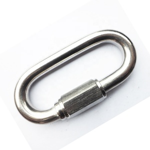 Mosquetón de Seguridad Ovalado de Acero Inoxidable Altamente Pulido con Cierre Rápido para Aplicaciones de Minería, Venta al Por Mayor - Product Image 6