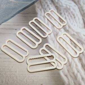 High Quality 20-30mm Alloy Metal Swimwear Bra Strap Adjuster Metal Ring Slider for Underwear Comfortable Glide High Accessories - Product Image 1