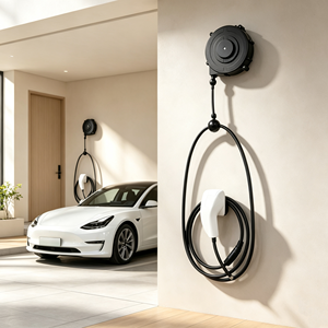 Enrouleur de câble Mella avec <span class=keywords><strong>machine</strong></span> à enrouler rétractable avec rembobinage automatique du câble rétractable avec réglage pour aspirateur - Product Image 2