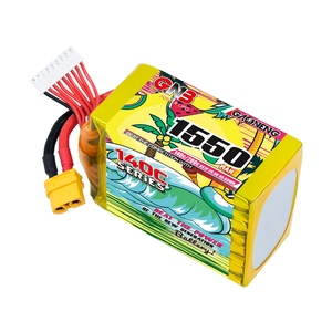 Gaoneng ก้อนแบตเตอรี่ XT60 Lipo รุ่น gnb 1550mAh 29.6V 8S 140C ประสิทธิภาพสูงสำหรับงานอดิเรก RC แบตเตอรี่ลิเธียมโพลิเมอร์นิ่มสำหรับแข่ง FPV - Product Image 1