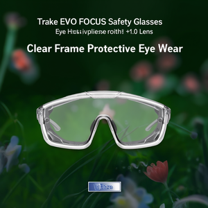Lunettes de sécurité Ttake EVO FOCUS +1.0 avec verres transparents et monture protectrice - Product Image 3