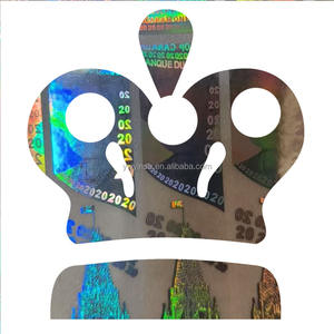 ملصقات هولوغرافية مبتكرة ثلاثية الأبعاد مقاومة للماء بتصميم CAD، ملصقات هولوغرام مبتكرة للنقود التذكارية بقيمة 20/100 دولار كندي، مثالية للحفلات السينمائية. - Product Image 1