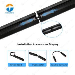 Lámpara de Riel Magnética de Aluminio de 48V, Lámparas de Riel LED Inteligentes con Wifi Tuya, Sistema de Iluminación de Riel Magnético para Techo Extensible - Product Image 6