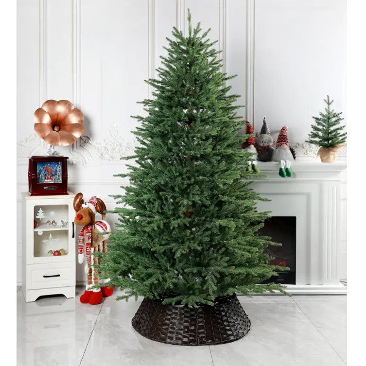 Prezzo di fabbrica pieno PE albero 60CM 90CM 120CM 150cm 180cm 210cm 240cm pieno abete rosso alberi di natale