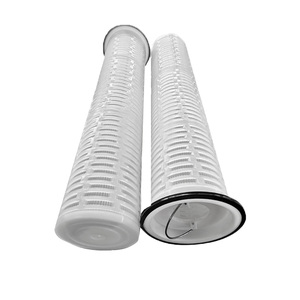 <span class=keywords><strong>Filtre</strong></span> à eau plissé à haut débit de 32 pouces (634 mm) 10 microns pour boîtier à entrée latérale de taille 1 et taille 2 (177 mm) - Product Image 2