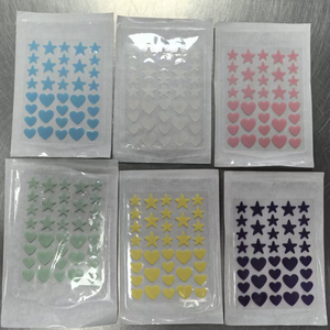 Patchs Assortis Cœur et Étoile, Autocollants Dissimulants Unisexe Doux pour la Peau, Traitement de l'Acné, Convient à Tous les Types de Peau - Product Image 2