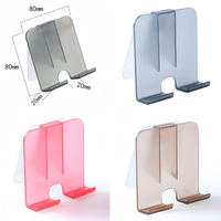Étagère murale gain de place étagère de rangement support de téléphone sans poinçon routeur Wifi plateau de rangement organisateur de salle de bain