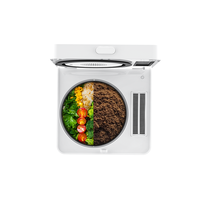 Composteur Électrique Intelligent pour Déchets Alimentaires de Cuisine, Technologie Multigrind, Moteur DC par Lots, Acier Inoxydable, Contrôle par Application, Écologique