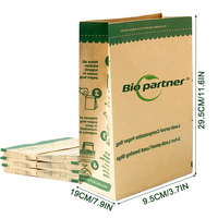 Sac en papier biodégradable et compostable pour déchets alimentaires, sans plastique, pour cuisine, sac à déchets alimentaires compostable, fabrication OEM ODM