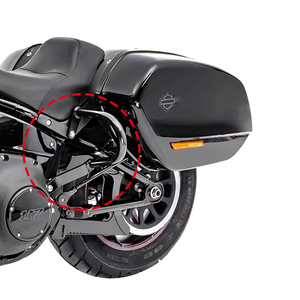 ด้านหลังสีดำเงาสำหรับรถมอเตอร์ไซด์แบบ <span class=keywords><strong>HD</strong></span> Lowrider ST สไตล์สโมสรกีฬาลื่นไถลใหม่ - Product Image 6