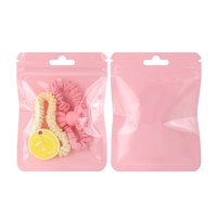 Sacs refermables colorés en forme de macaron avec fermeture éclair pour boucles d'oreilles, bagues, bijoux, montres, pinces à cheveux, rangement de coques de téléphone et câbles de données