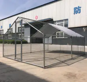 Portable metal wire mesh Chicken Coop use for outdoor with anti-ultraviolet