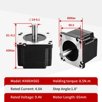 Kaihong Hybrid Nema 34 86*86*65mm 4 axes fraiseuse CNC pas cher 4 moteurs Paso Paso Kit de moteur pas à pas pour applications CNC
