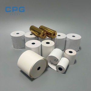 Papier pour caisse enregistreuse, papier thermique de haute qualité sans BPA, papier thermique pour distributeur automatique/point de vente, 57X40 80X80, rouleaux de papier pour imprimante thermique - Product Image 1