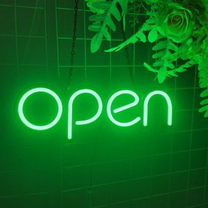 Señal de neón LED abierta, señal de luz de neón personalizada, de <span class=keywords><strong>noche</strong></span> - Product Image 4