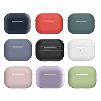 Casing Earphone TPU lembut tahan guncangan, casing Earphone TPU lembut, pelindung kulit silikon, pengisian daya nirkabel, OPP olahraga, untuk Airpods Pro 2