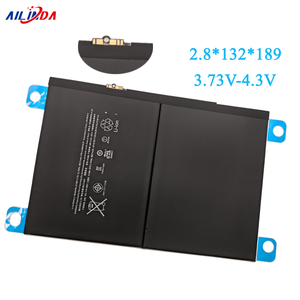<span class=keywords><strong>Batterie</strong></span> de tablette Li-polymère de <span class=keywords><strong>remplacement</strong></span> 8827mAh pour <span class=keywords><strong>iPad</strong></span> <span class=keywords><strong>Air</strong></span> <span class=keywords><strong>1</strong></span> 5 6 7 8 9 A1484 A1822 A2197 A2270 A2602 - En stock - Garantie de 12 mois - Product Image 3