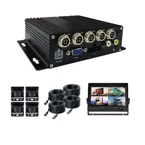 Venta al por mayor Para Auto Seguridad Linux Placa Industrial Portátil Bus 7 Inchcombo Auto Multistar Canal Camión Caja Negra 4Ch Movil Dvr