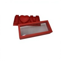 Boîte d'emballage personnalisée exquise pour tasse en verre de 12 oz avec fenêtre, papier couché mat, ruban, idéale comme cadeau pour les amis