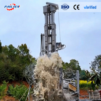 Machine de forage rotative mobile pour puits d'eau profonds (200m/350m/400m) à moteur diesel