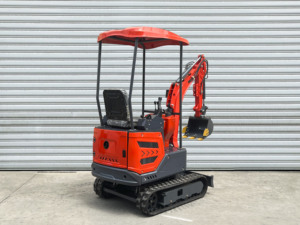 Mini-excavatrice sur chenilles à commande précise, excavatrice <span class=keywords><strong>hydraulique</strong></span> de 1,2 tonne, petite excavatrice pour travaux de jardinage et d'agriculture - Product Image 6