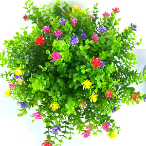 Arreglo Floral Artificial de Eucalipto y Camelia, 30 cm de Alto, Simulación de Plástico, Decoración para el Hogar, Accesorios para Bodas - Product Image 2