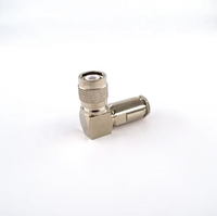 Connecteur coaxial RF TNC mâle à angle droit étanche pour câble 5D-FB / LMR300, idéal pour antennes industrielles 50 ohms