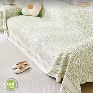 Manta de sofá de lujo refrescante DL, de chenilla y seda helada, para una transformación <span class=keywords><strong>instant</strong></span>ánea del sofá, tamaño y logotipo personalizados para el hogar y hoteles - Product Image 1