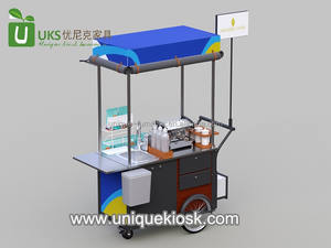 Chariot à <span class=keywords><strong>café</strong></span> en métal de haute qualité avec évier, design élégant et attrayant, chariot mobile pour jus de fruits et <span class=keywords><strong>café</strong></span> de rue - Product Image 3