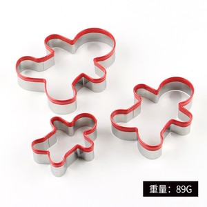 Noël <span class=keywords><strong>pain</strong></span> <span class=keywords><strong>d</strong></span>'<span class=keywords><strong>épice</strong></span> homme <span class=keywords><strong>en</strong></span> acier inoxydable <span class=keywords><strong>maison</strong></span> <span class=keywords><strong>emporte</strong></span>-pièce X-mas PVC bord coupe-fruits Fondant Cutter gâteau moule de cuisson - Product Image 4