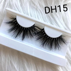 For Maynice <strong>High</strong> <strong>Quality</strong> 3D <strong>Mink</strong> <strong>Eyelashes</strong> 25mm <strong>Custom</strong> Packaging <strong>Box</strong> with Private Label Made from <strong>Quality</strong> Fur Material - Product Image 3
