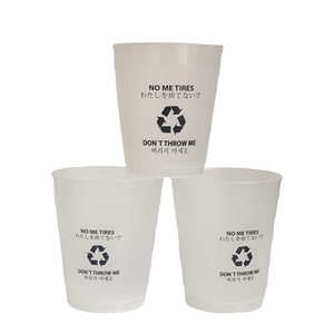 Vasos de Plástico Desechables PP Esmerilados al por Mayor con Logotipo Personalizado Impreso, Ecológicos y Libres de BPA para Bodas y Fiestas - Product Image 2