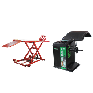 Cric hydraulique à ciseaux pour moto CHENTUO CT601 en acier, capacité de 800 kg, un cylindre, certifié CE, AC 220V/380V, levage de 1200 mm - Product Image 1