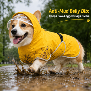 Ropa para Mascotas al por Mayor, Impermeable <span class=keywords><strong>de</strong></span> Alta Calidad, Personalizado, Ajustable, para Todo el Cuerpo, Chubasquero para Perros - Product Image 2