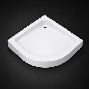 <span class=keywords><strong>Plato</strong></span> de <span class=keywords><strong>Ducha</strong></span> Acrílico Curvo de Perfil Bajo y Delgado de 700/900x700/900x135mm, Base de <span class=keywords><strong>Ducha</strong></span> Plana de Múltiples Tamaños para Cuarto de <span class=keywords><strong>Ducha</strong></span> - Product Image 4