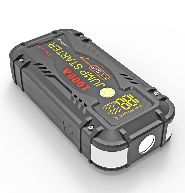 New Jump Starter 1000A 12V Lithium Battery Ignition Car Emergency Power Bank with LED Light 5V Input Made in China