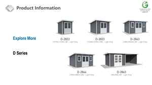 <span class=keywords><strong>Abri</strong></span> <span class=keywords><strong>de</strong></span> <span class=keywords><strong>jardin</strong></span> modulaire série <span class=keywords><strong>D</strong></span> en WPC, maisons en bois modernes, <span class=keywords><strong>abri</strong></span> <span class=keywords><strong>à</strong></span> outils, rangement extérieur, hangar en acier, vente directe usine - Product Image 6