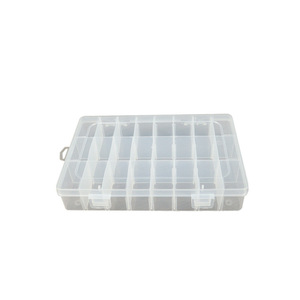 Transparent Plastic Storage Box 24 Compartments Detachable For Jewelry Beads Tools Parts Desktop Organizer - Product Image 5