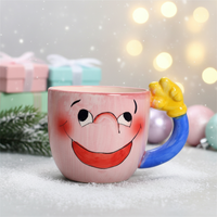 Belle expression Logo tasse à café en céramique bonne vente taille personnalisée et cadeaux de forme