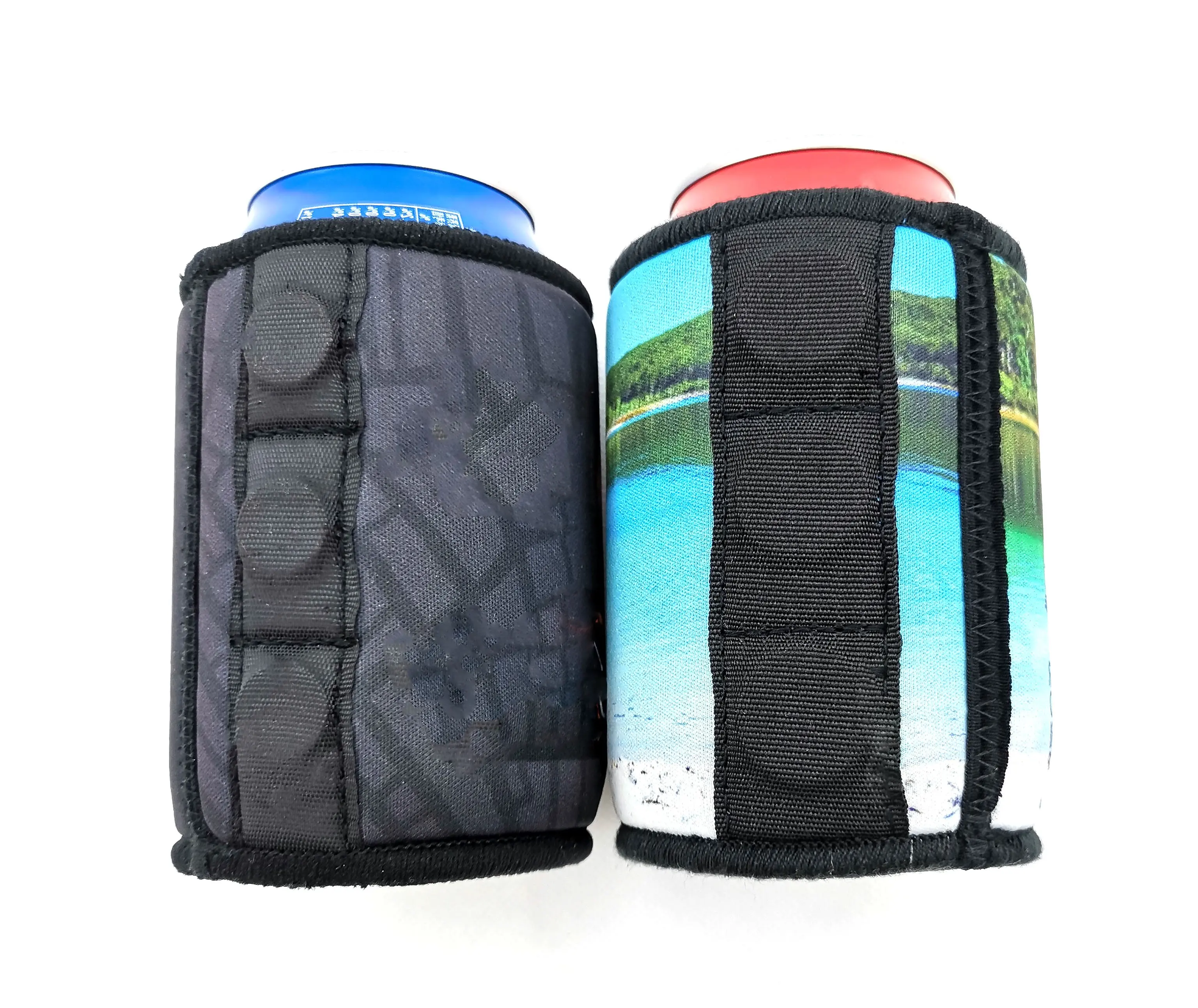 Sublimation sports beer can holder neoprene magnetic can sleeve
